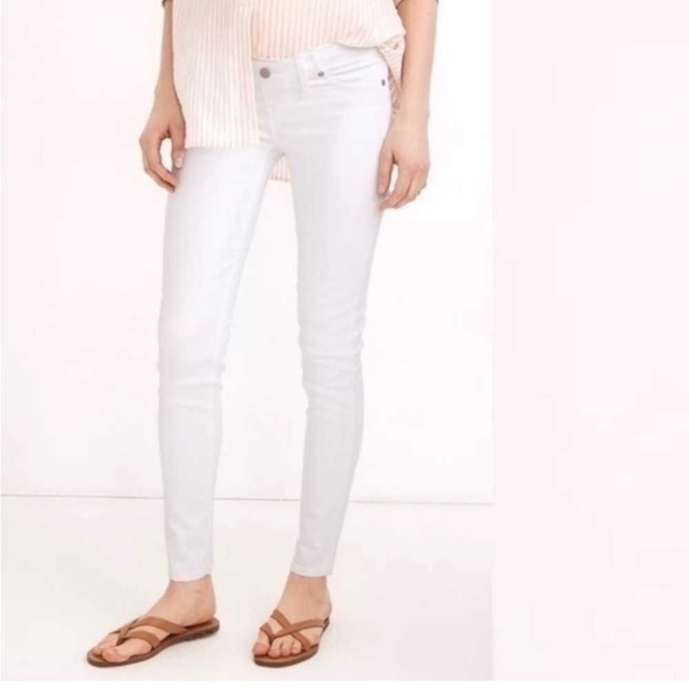 Madewell Women's Crisp White Skinny Jeans